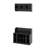 Entryway Bench With Wall Mounted Coat Rack, Modern Hall Tree Entryway Furniture With Shelves And 4 Hook-799938101