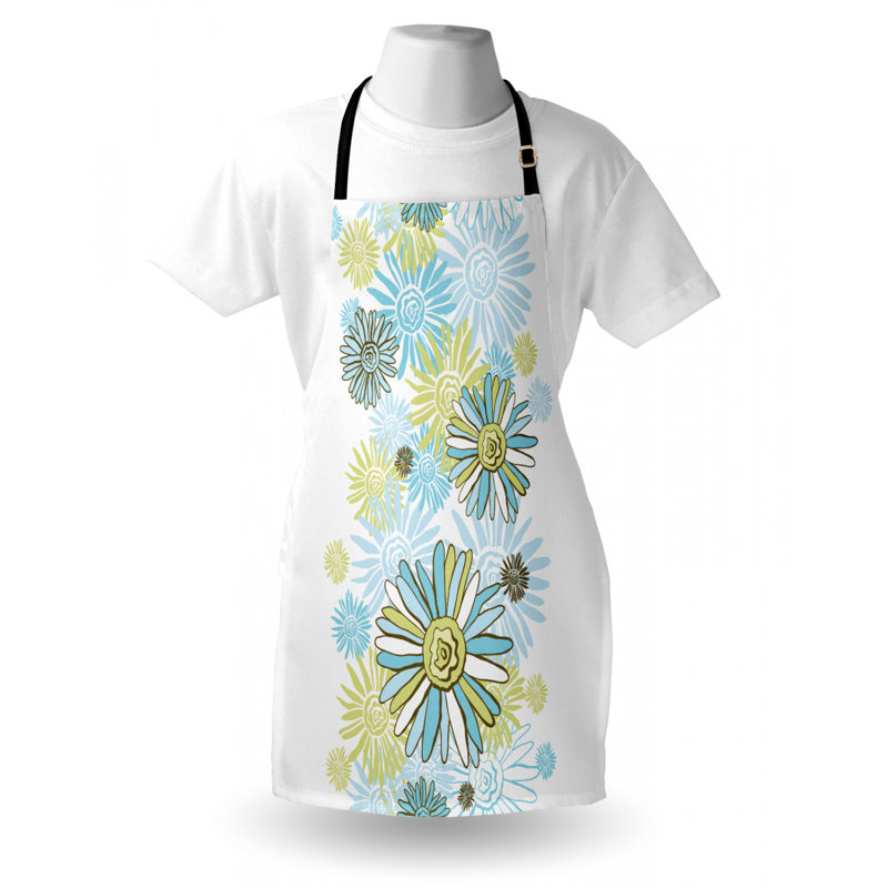 Tablier de wildflower floral fleur camomille