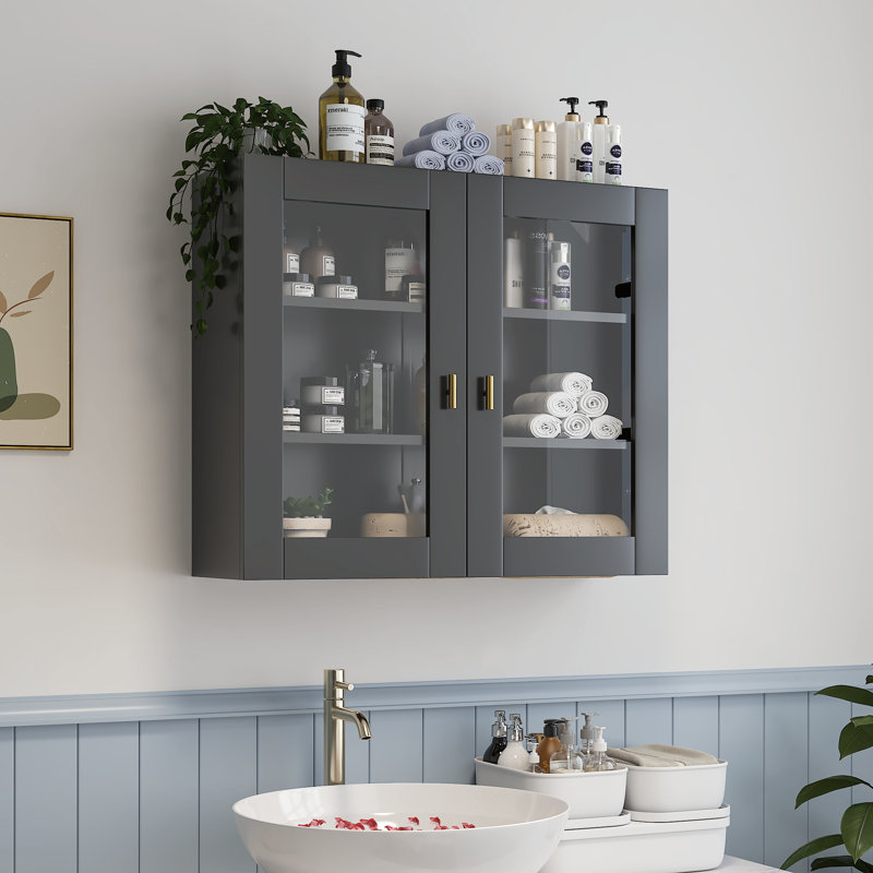 3 Piece Cube Shelf, Black