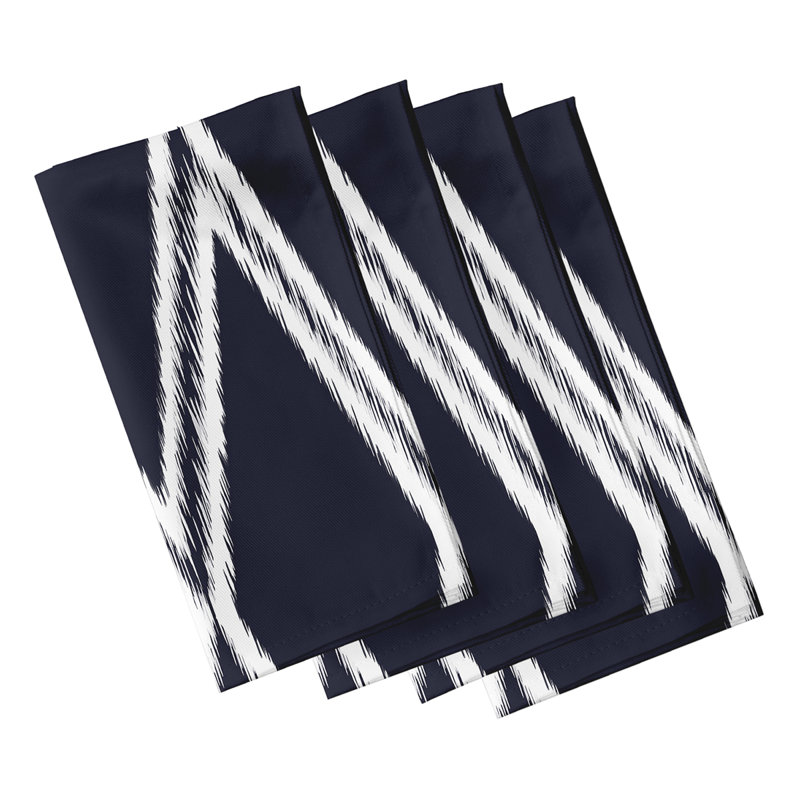 Ensemble de serviettes 4 pièces Wilcox, L 18 po x L 18 po, Bleu