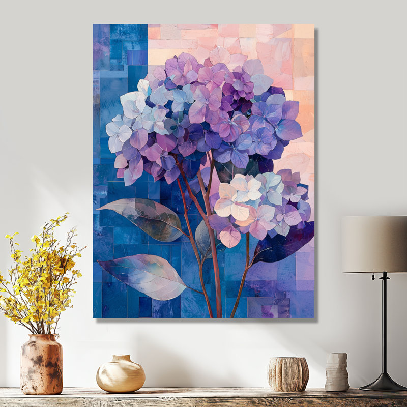 Murray - Floral Canvas Wall Art, Toile tendue, Ne s’applique pas, H 20 po x l 12 po