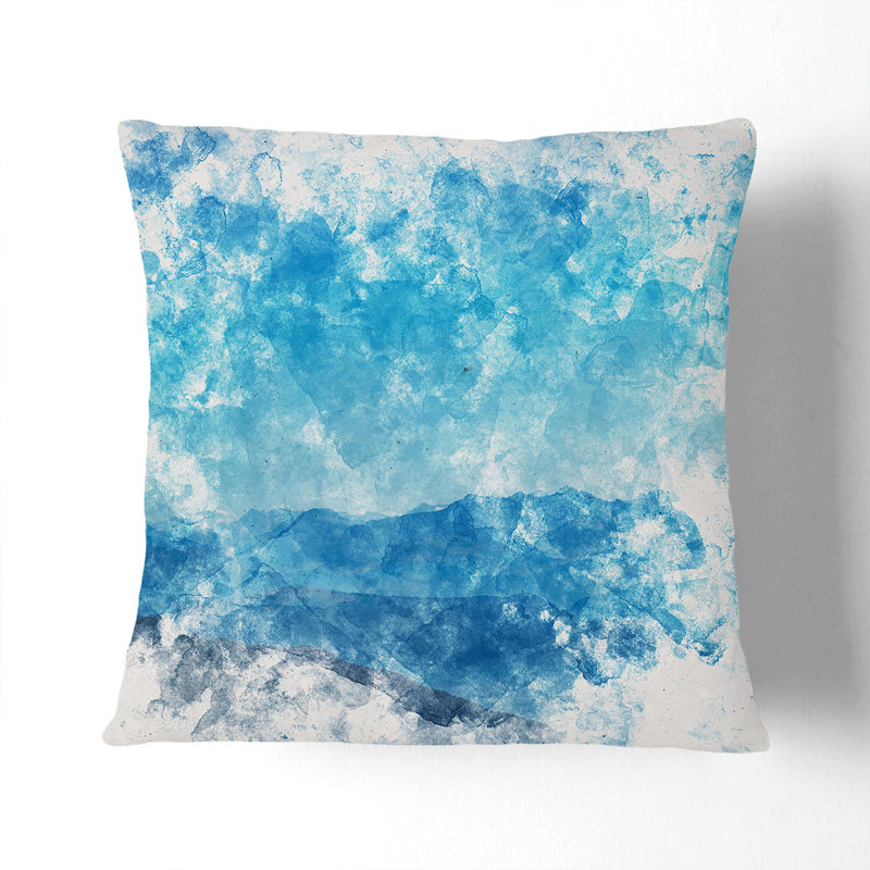 Square Throw Cushion, 55cm H x 55cm W x 20cm D, White