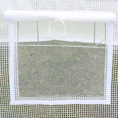 Couvercle de serre imperméable robuste pour serre avec panneaux de porte et de fenêtre