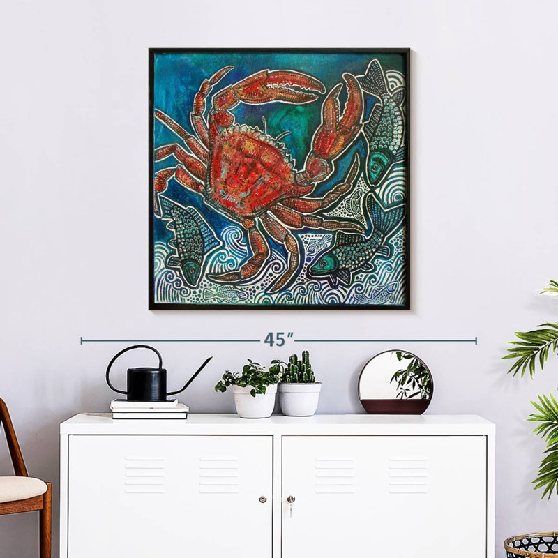 Brampt Feeling Crabby, 30" H x 30" W