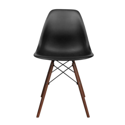 Chaise Hrileena Leffie avec pieds naturels