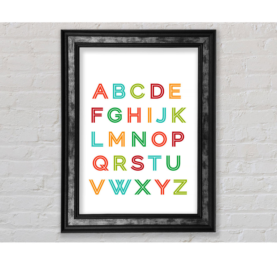 Alphabet Farben - Druck