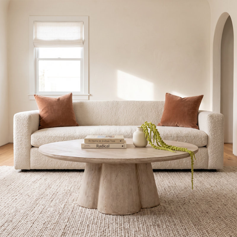 Malakoff Solid Wood Top Coffee Table