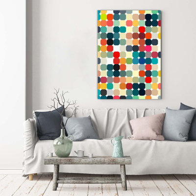Geometric Background - Wrapped Canvas Print