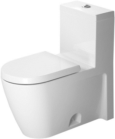 Starck 1.28 GPF Elongated One-Piece Toilet (Seat Not Included)