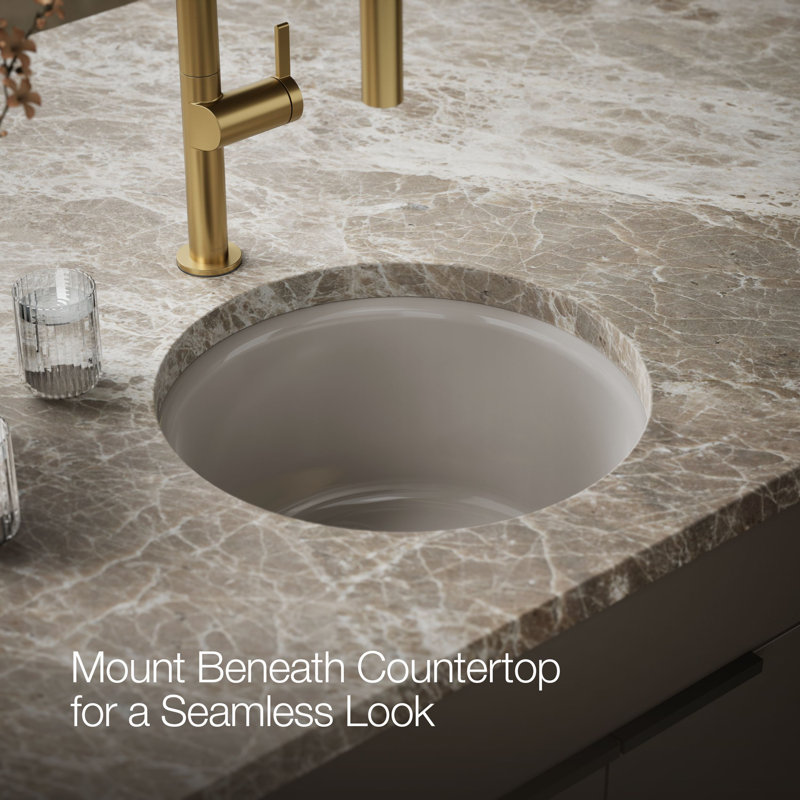 Porto Fino™ Top-Mount/Under-Mount Bar Sink, Truffle