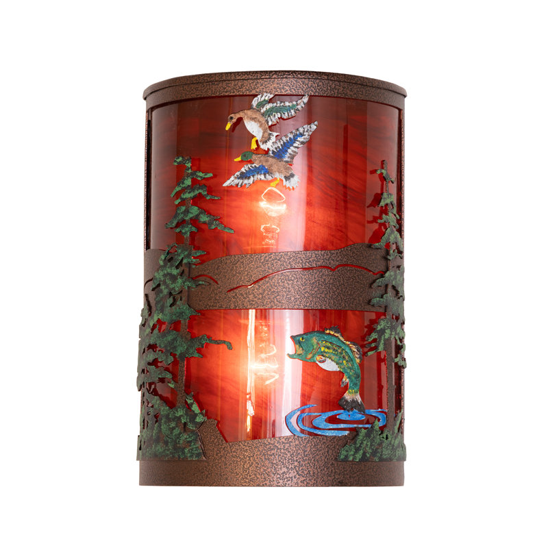 2 - Light Flush Mounted Sconce