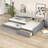 Upholstered Double Twin Size Daybed With Trundle And Drawer, Modern Day Bed-1786265780