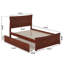 Lit plateforme en bois massif avec pied de lit et gigogne assortis Ralls-981090139-966668789