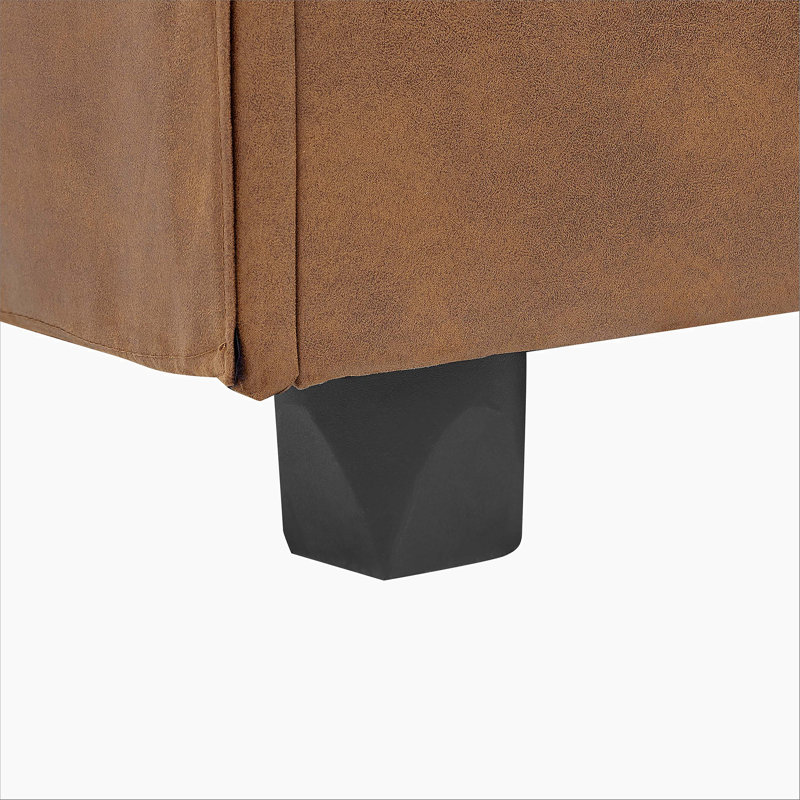 Faux Leather Modular Sectional