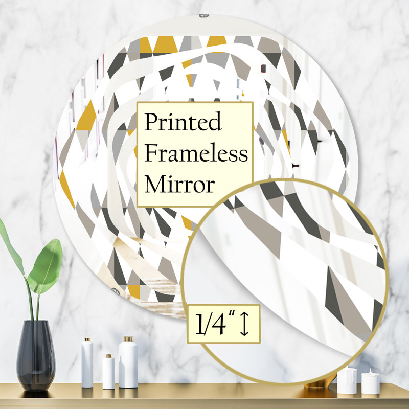 Miroir mural Whirl, H 31,5 po x l po