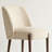 Upholstered Side Dining Chairs With Solid Wood Legs-1962625880