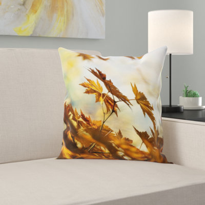 Microsuede Throw Pillow