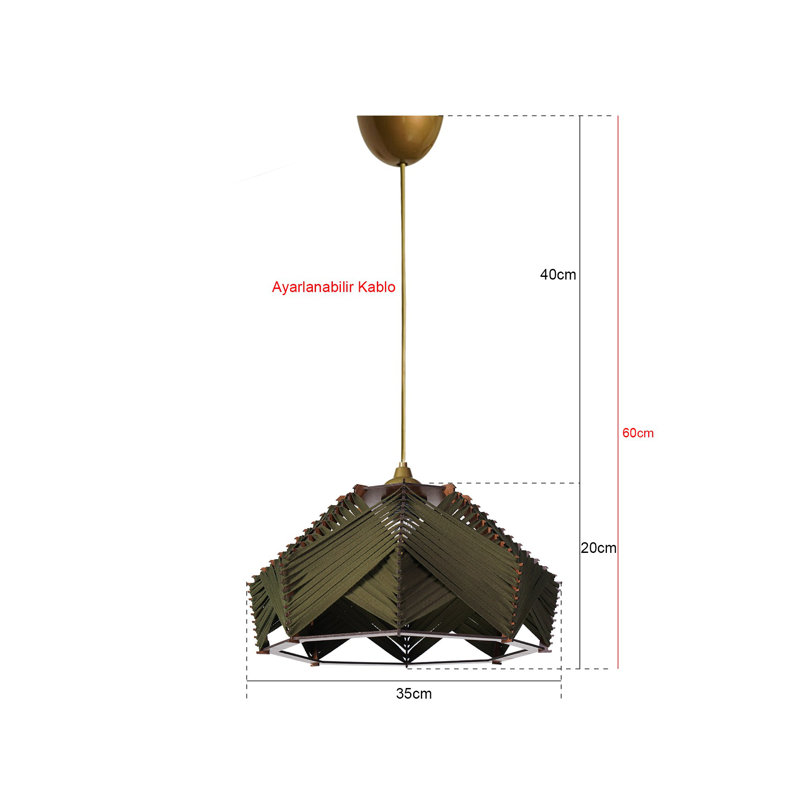 Chriselle - Light Natural LED Pendant