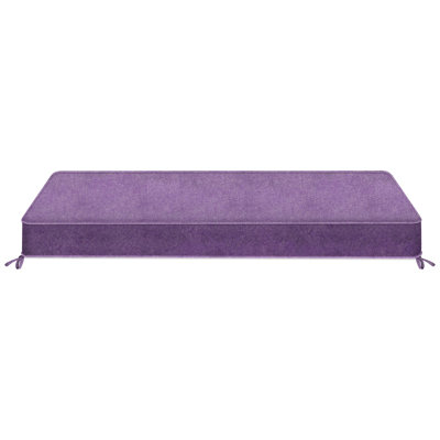 Coussin de banc personnalisable H 4 po pour mobilier d'intérieur / extérieur / chaise / siège de fenêtre, mousse 75D haute résilience de qualité supérieure