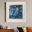 « Or indigo II », peinture sur papier encadrée-11411172-11411173
