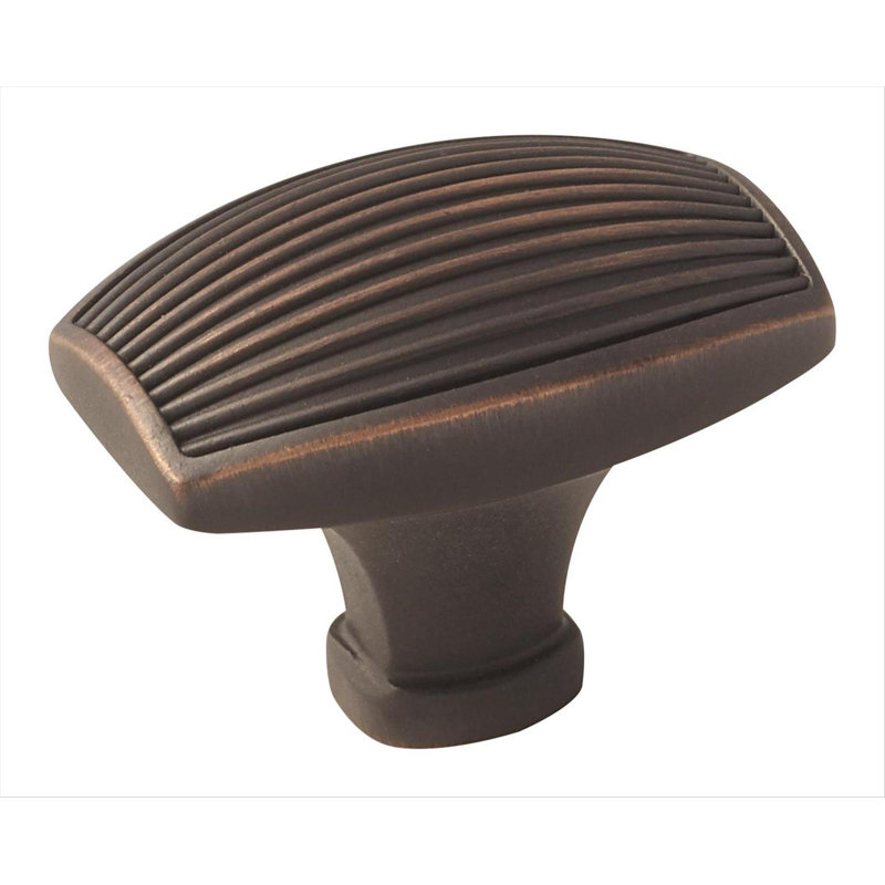 Sea Grass Rectangle Knob, Oil Rubbed Bronze, 1.19"