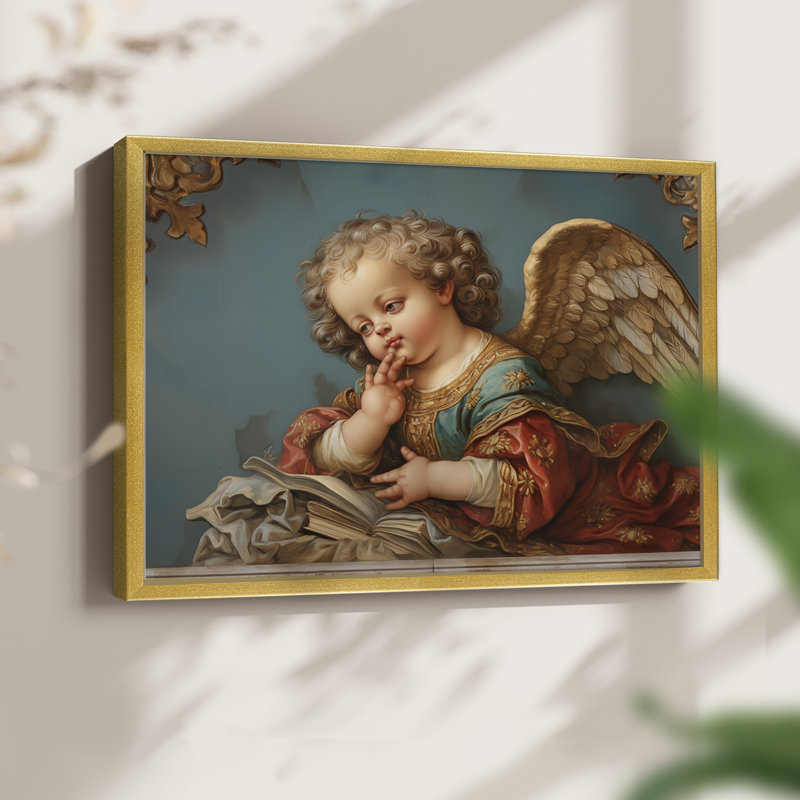 Angels From Above-XLIV - Reproduction encadrée - Restickable, H 11 po x l 14 po