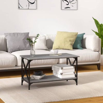 Isuf Four Leg Coffee Table with Storage