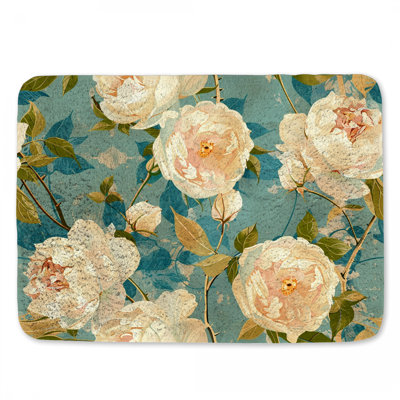 Tapis de bain en microfibre / microsuède Tyshonna