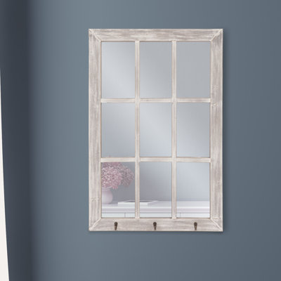 Lystra Mirror with Hooks