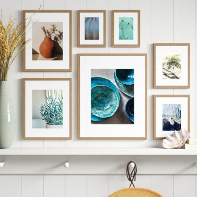 Stefan Matte Picture Frame - Set of 7 with Mat