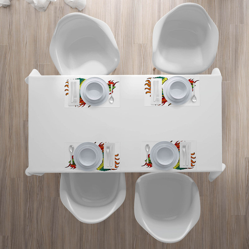 Polyester Abstract Rectangle Placemat