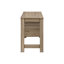 Table de salle à manger, rectangulaire, 48 po, hauteur de comptoir, petite cuisine, rangement, stratifié brun, contemporain, moderne-121059762