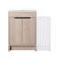 Meuble-lavabo autoportant 24 po avec lavabo en céramique 24 po Modern-659171230-659171229