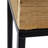 Reclaimed Wooden Box With Black Iron Stand - Set of 2 - Small