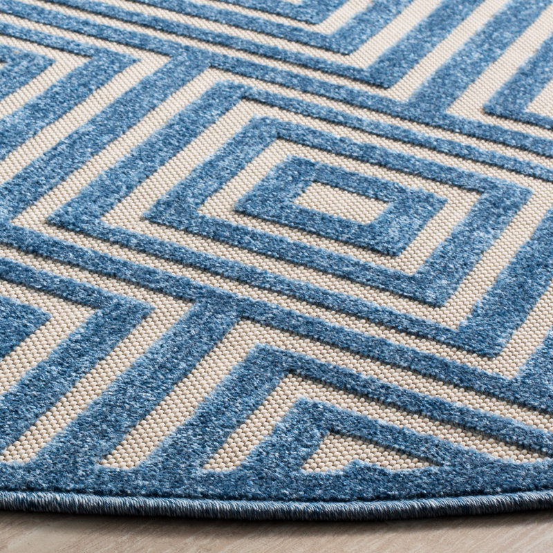 Tapis d'intérieur / extérieur à motif géométrique Bosco Performance, Tapis de couloir 2 pi 3 po x 8 pi