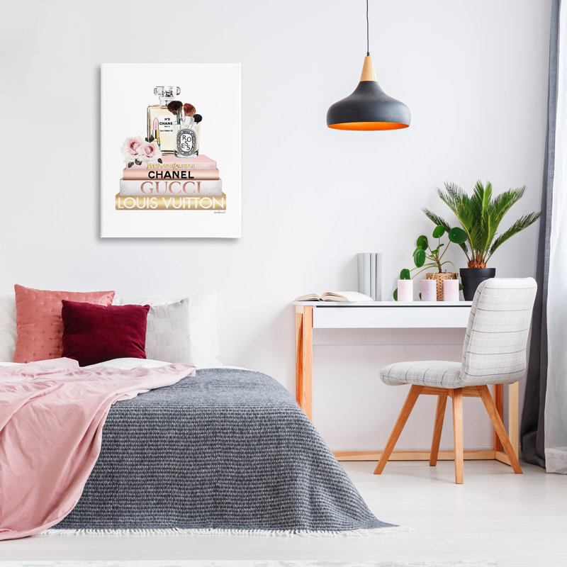 Fashion Essentials With Iconic Glam Brands by Amanda Greenwood - Graphic Art Print, 40" H x 30" W
