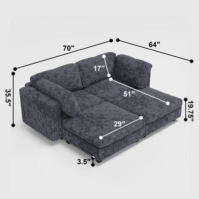 Canapé modulaire modulaire