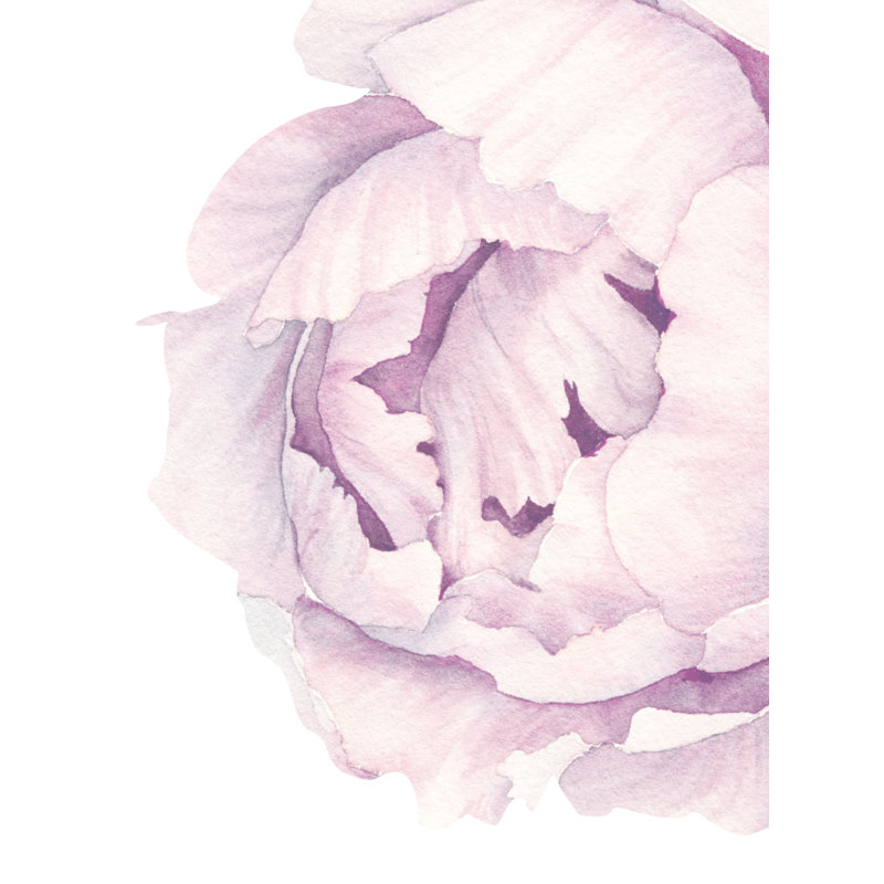 Adhésif décoratif pivoine Wanette, Lilas vintage