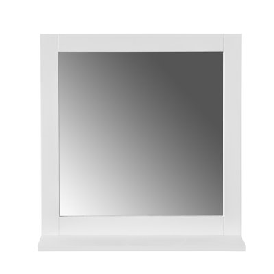 Juin Flat Wall Mirror with Shelves