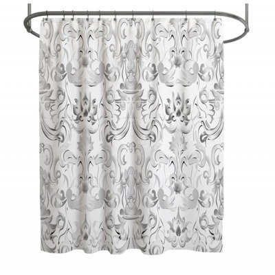 Rideau de douche floral - Art Bathroom Decor_12568
