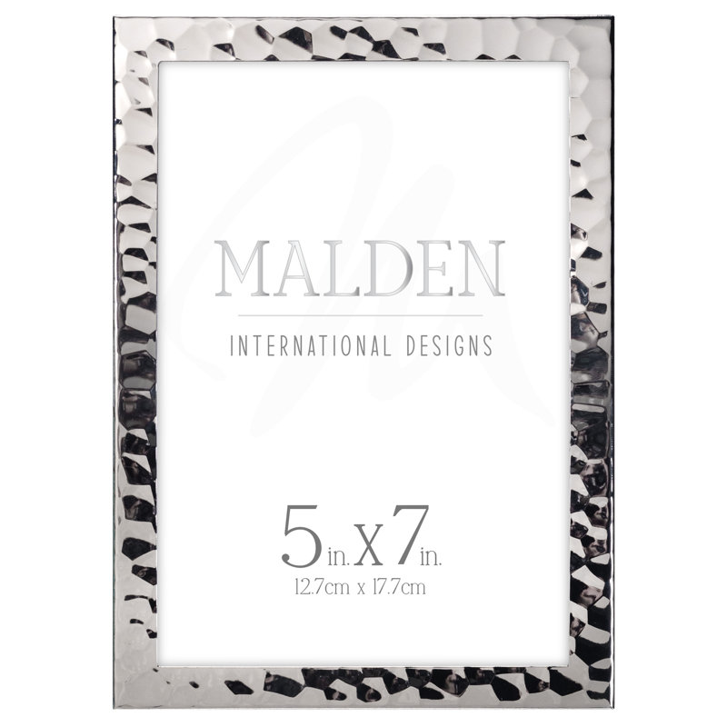 5X7 HAMMERED SILVER