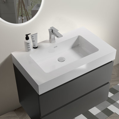 Base de meuble-lavabo mural simple 29,9 po seulement