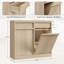 Manufactured Wood Tilt Out Tilt Out Trash Can - 75.7L