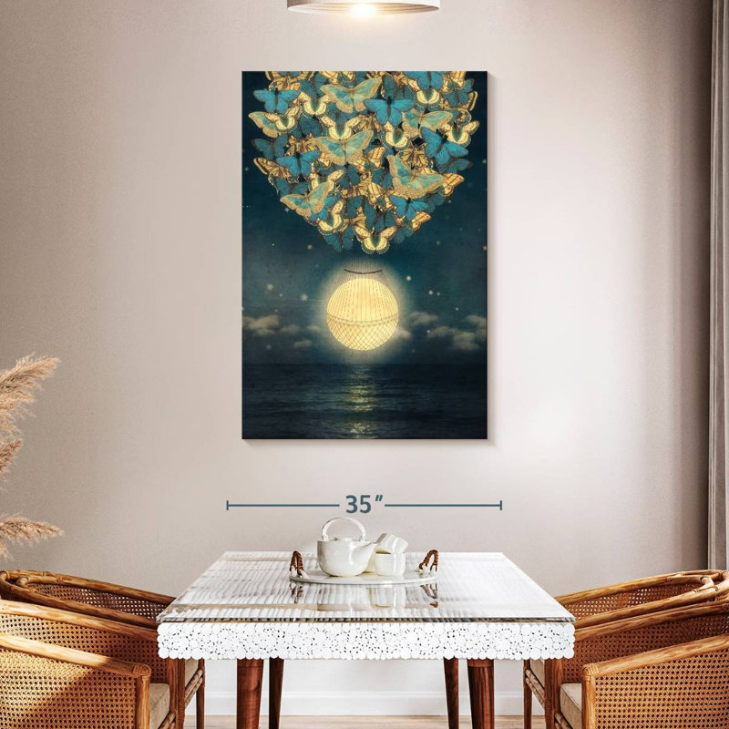 Kelan The Rising Moon, 48" H x 32" W