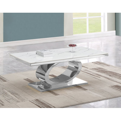 Gurjivan Marble Top Coffee Table
