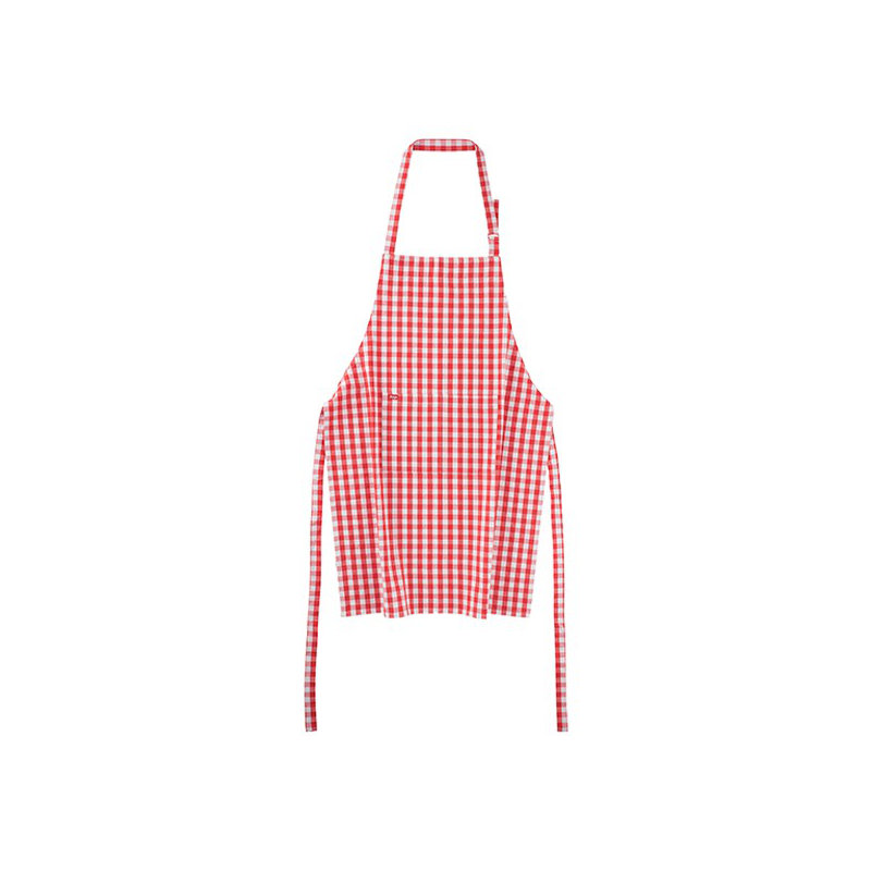 Judge Textiles, Apron, Red Check, Blue