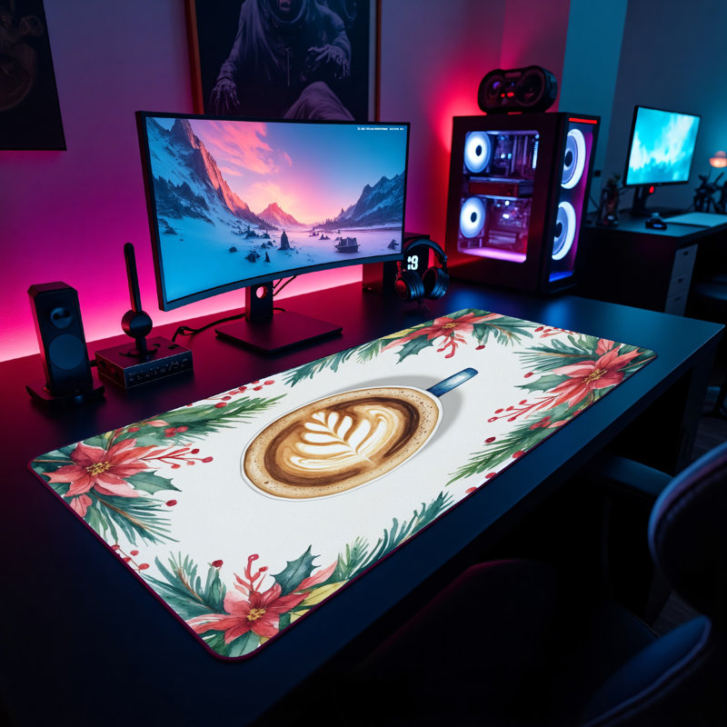 Polyester Desk Pad, 31.5x15.5
