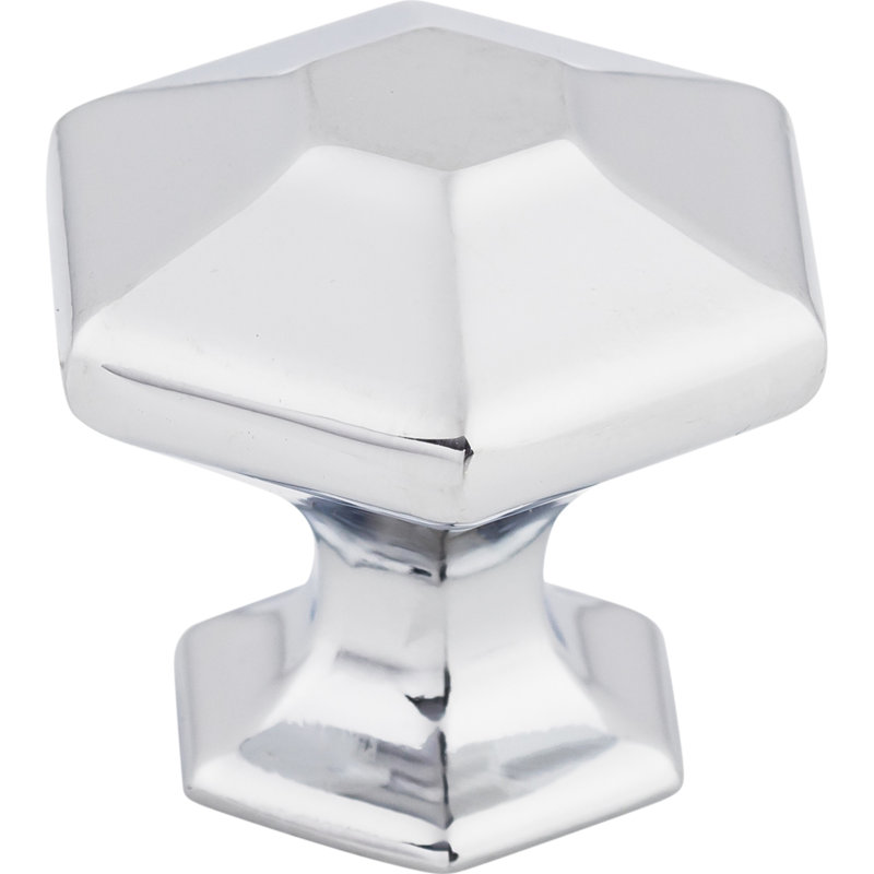 Spectrum Round Knob, 1 1/8" Knob Diameter, Polished Chrome