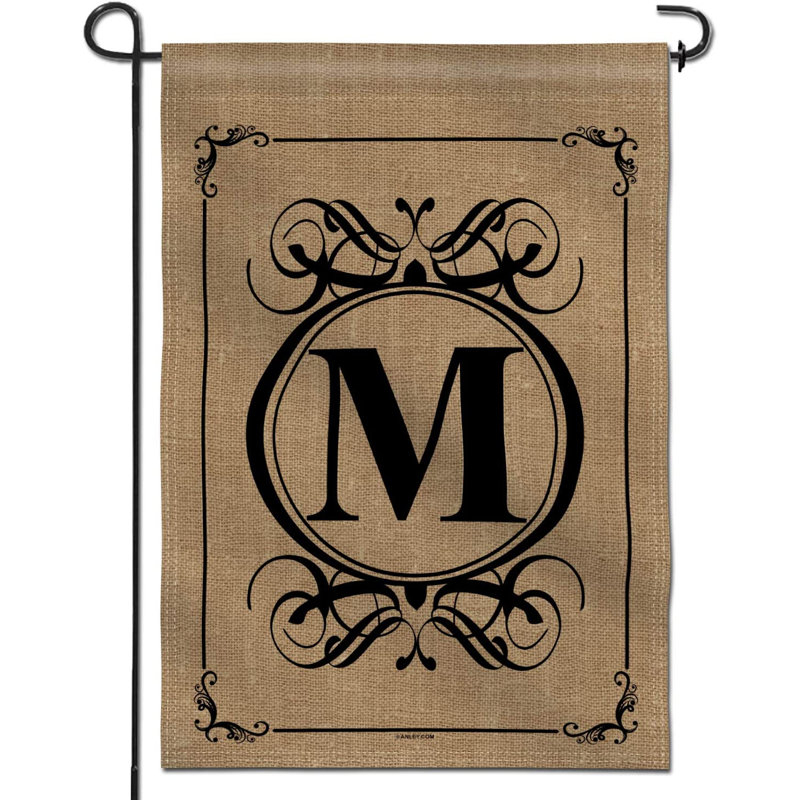 Drapeau de jardin en polyester 18 po x 12 po Johnica Classic, M