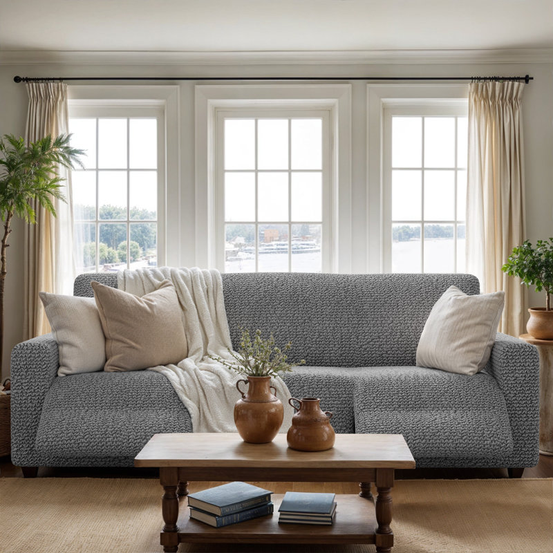 Housse extensible pour canapé inclinable - Facile à nettoyer et durable - Collection Comfort, H 35 po x l 85 po x P 40 po